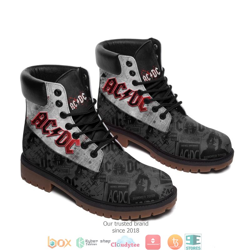AC DC Rock Band Timberland Boots 1 AC DC Rock Band Timberland Boots