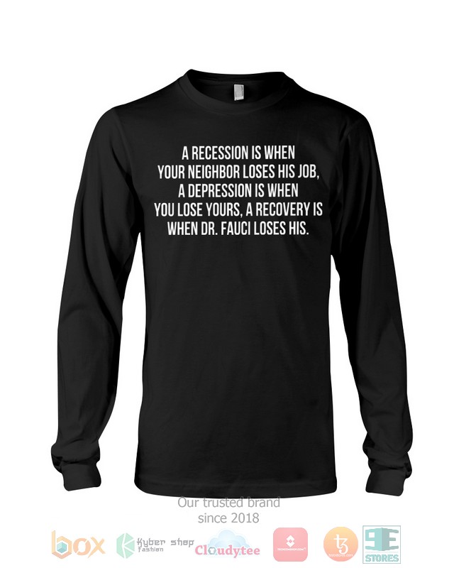 A recovery is when Dr Fauci Loses his 2d shirt hoodie 1 2 3 4 5 6 7 8 9 10 11 12 13 14 15 16 17