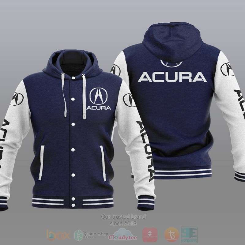 NEW Acura Car 3D Jacket Hooded 3 Acura Car Baseball Jacket Hoodie 1 2