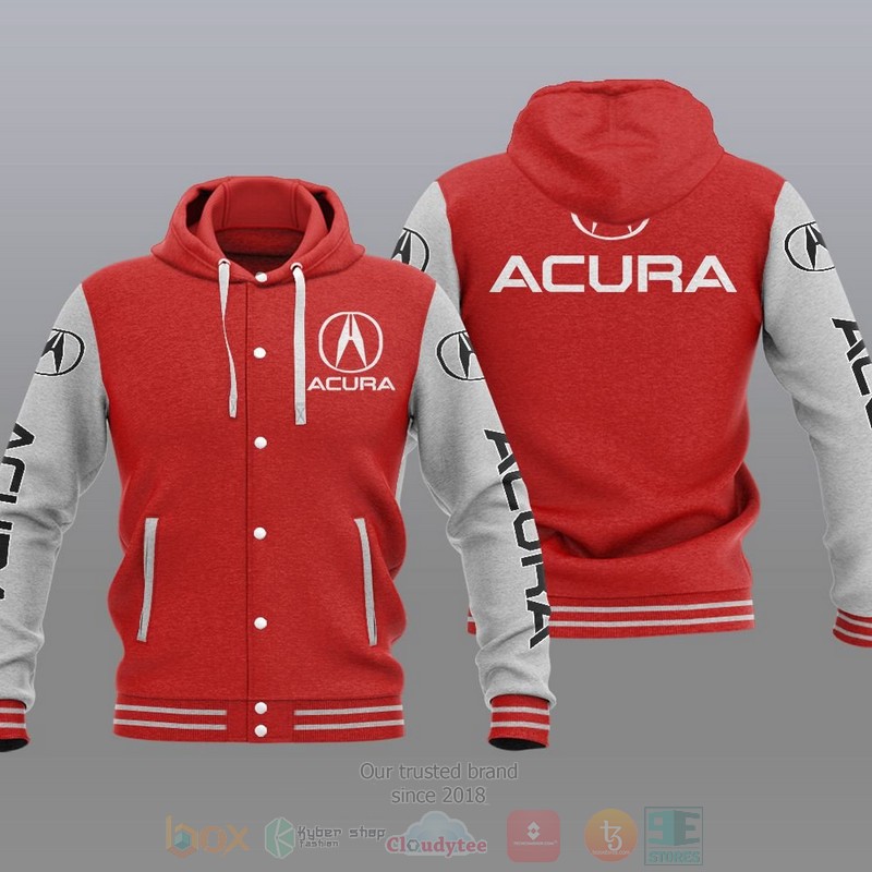 NEW Acura Car 3D Jacket Hooded 5 Acura Car Baseball Jacket Hoodie 1 2 3 4