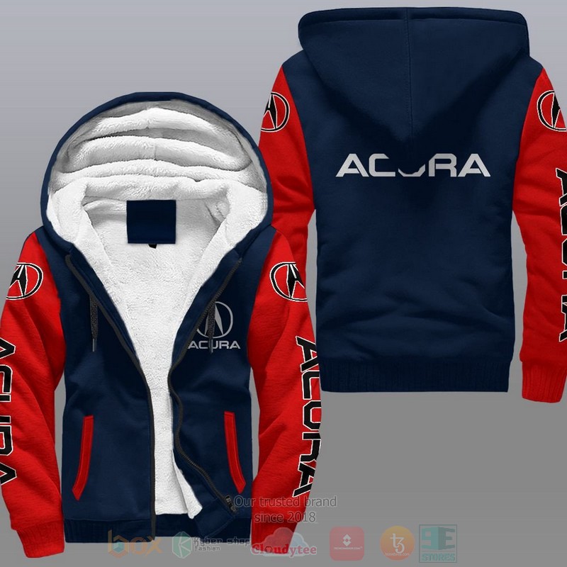 NEW Acura Car Fleece Jacket 4 Acura Car Fleece Hoodie 1 2 3