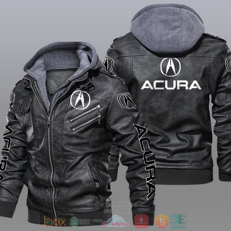 NEW Acura Car Motor Leather Jacket 1 Acura Car Motor Leather Jacket