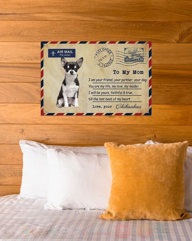 Air Mail Par Avion Black Chihuahua Poster 1 2 3 4 5 6