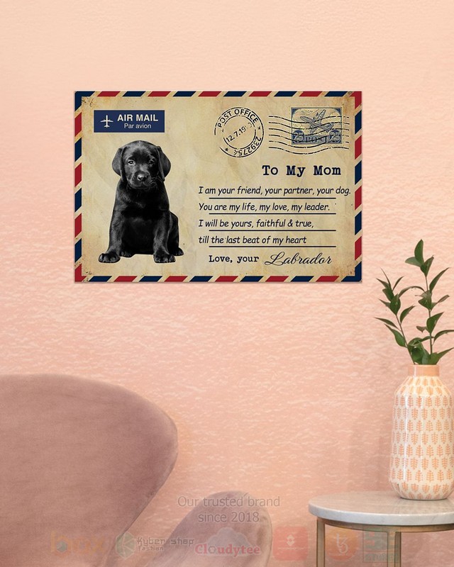 BEST Air Mail Par Avion Black Labrador Pup Art Poster 5 Air Mail Par Avion Black Labrador Pup Poster 1 2 3 4