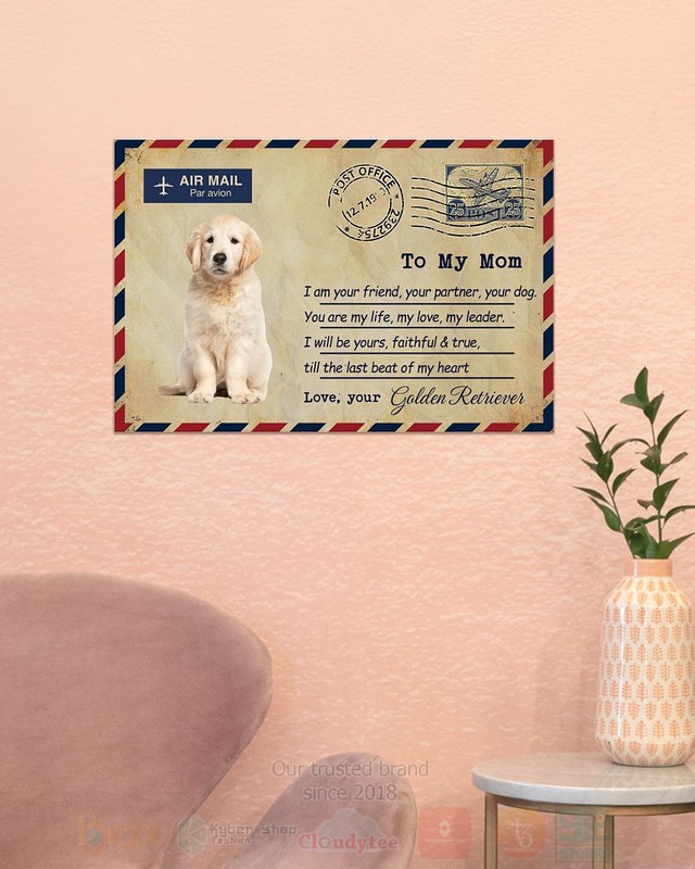 BEST Air Mail Par Avion Golden Baby Retriever Art Poster 5 Air Mail Par Avion Golden Baby Retriever Poster 1 2 3 4