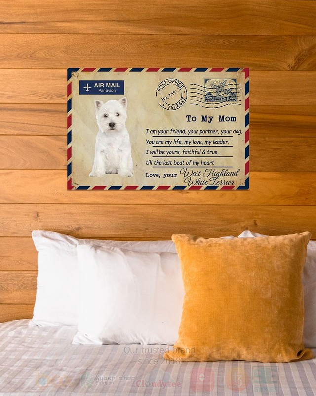 Air Mail Par Avion West Highland White Terrier Poster 1 2 3 4 5 6