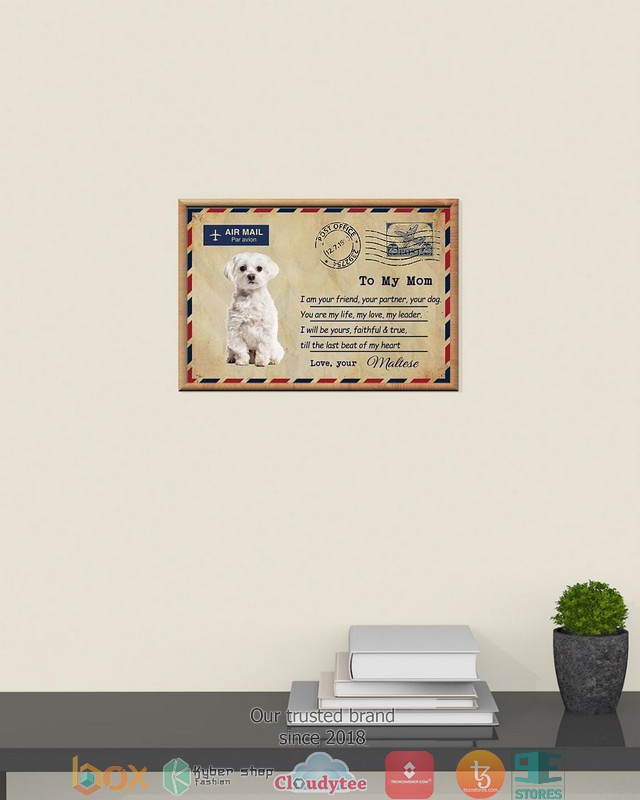 Air Mail To my mom White Maltese Poster 3 Air Mail To my mom White Maltese Poster 1 2