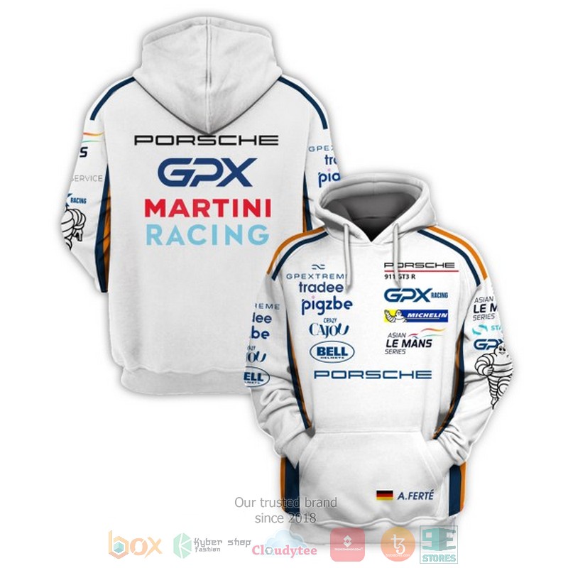 NEW Alain Ferte GPX Martini Racing Porsche 3D shirt, hoodie 15 Alain Ferte GPX Martini Racing Porsche 3D shirt hoodie