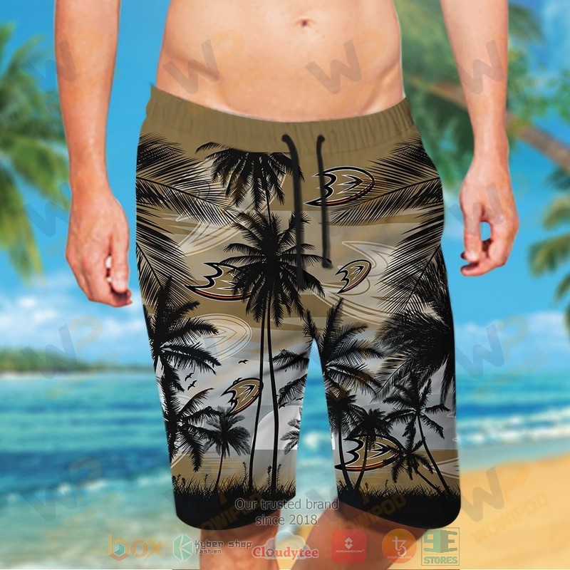 HOT Anaheim Ducks Hawaiian Shirt and shorts 5 Anaheim Ducks Hawaiian Shirt and shorts 1 2 3 4