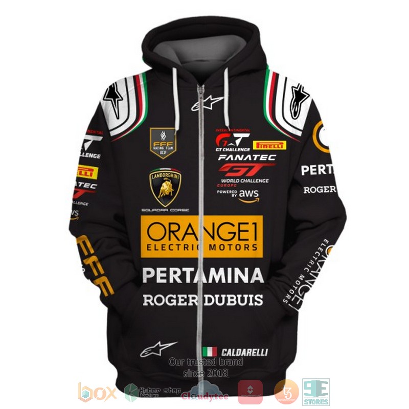 NEW Andrea Caldarelli Orange1 Electric Motors Pertamina 3D shirt, hoodie 2 Andrea Caldarelli Orange1 Electric Motors Pertamina 3D shirt hoodie 1