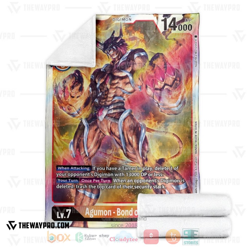 NEW Anime Digimon Agumon Bond Of Bravery Fleece Blanket 3 Anime Digimon Agumon Bond Of Bravery Soft Blanket 1 2