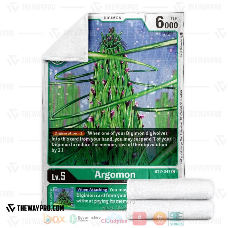 NEW Anime Digimon Argomon Fleece Blanket 3 Anime Digimon Argomon Soft Blanket 1 2