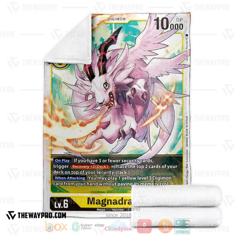 NEW Anime Digimon Magnadramon Fleece Blanket 3 Anime Digimon Magnadramon Soft Blanket 1 2