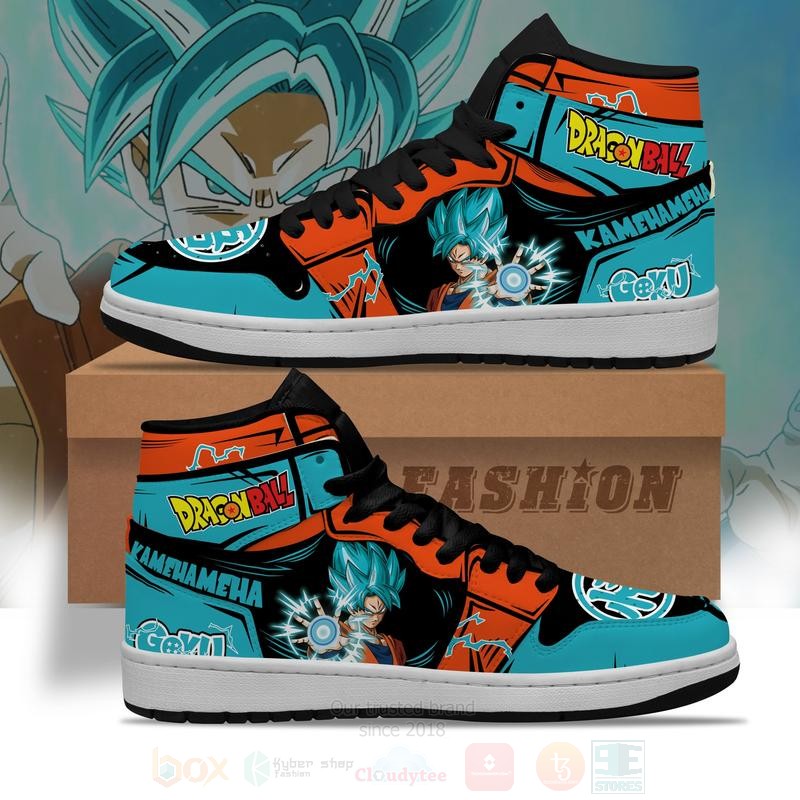 Anime Dragon Ball Goku SSJ Air Jordan High Top Shoes