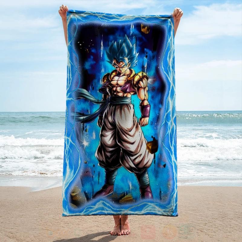 Anime Dragon Ball Z Goku Microfiber Beach Towel 1