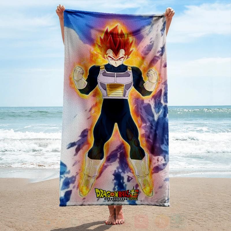 Anime Dragon Ball Z Vegeta Microfiber Beach Towel