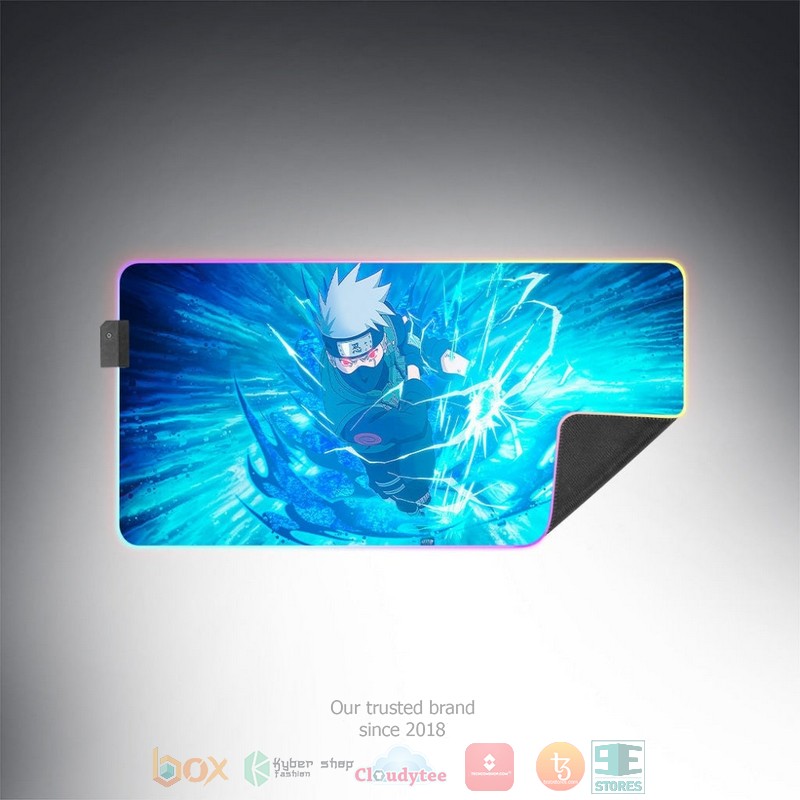 Anime Naruto Kakashi Chidori Led Mousepad 1