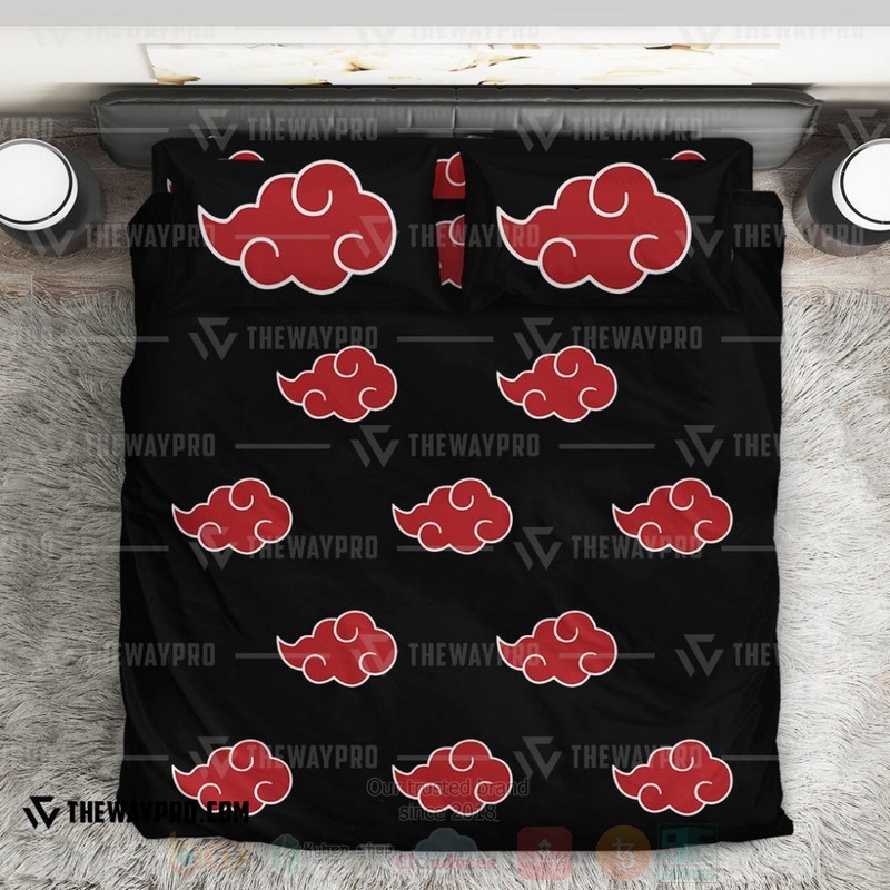 Anime Naruto Shippuden Akatsuki Group Custom Bedding Set