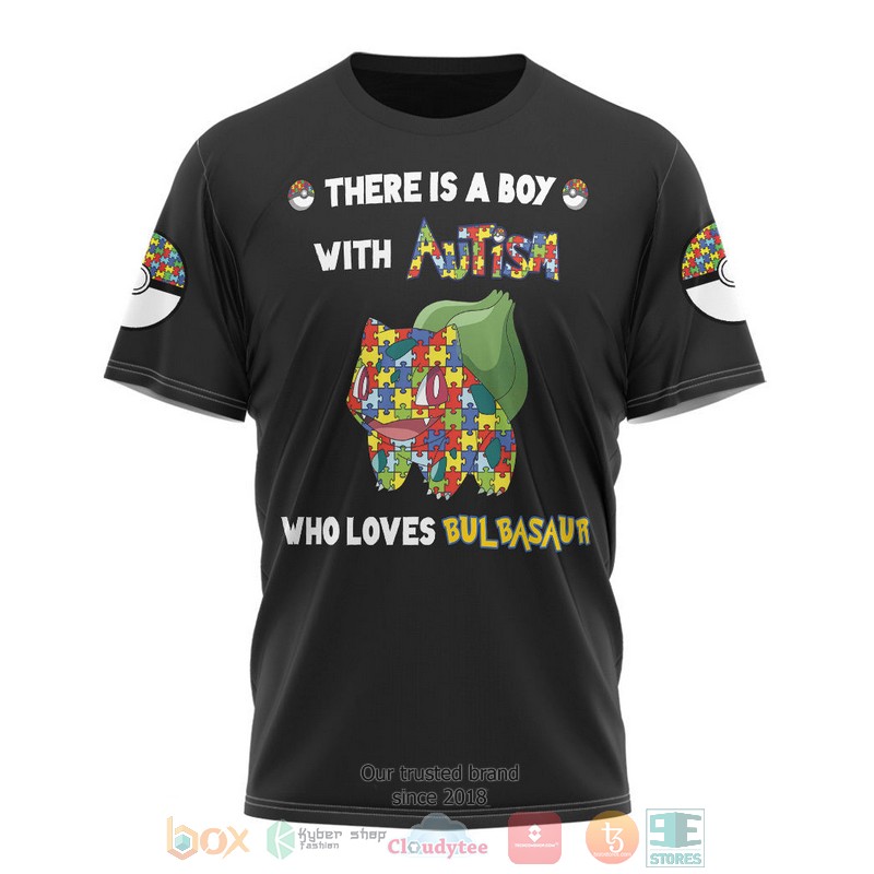 Anime Pokemon Bulbasaur Autism 3D T Shirt 1