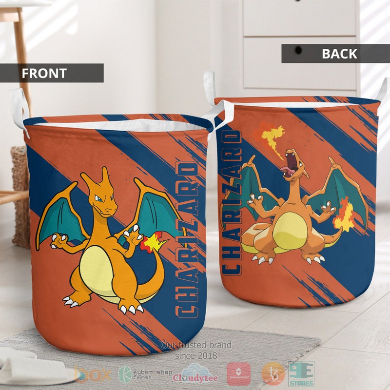 NEW Anime Pokemon Charizard Laundry Basket 3 Anime Pokemon Charizard Laundry Basket 1 2