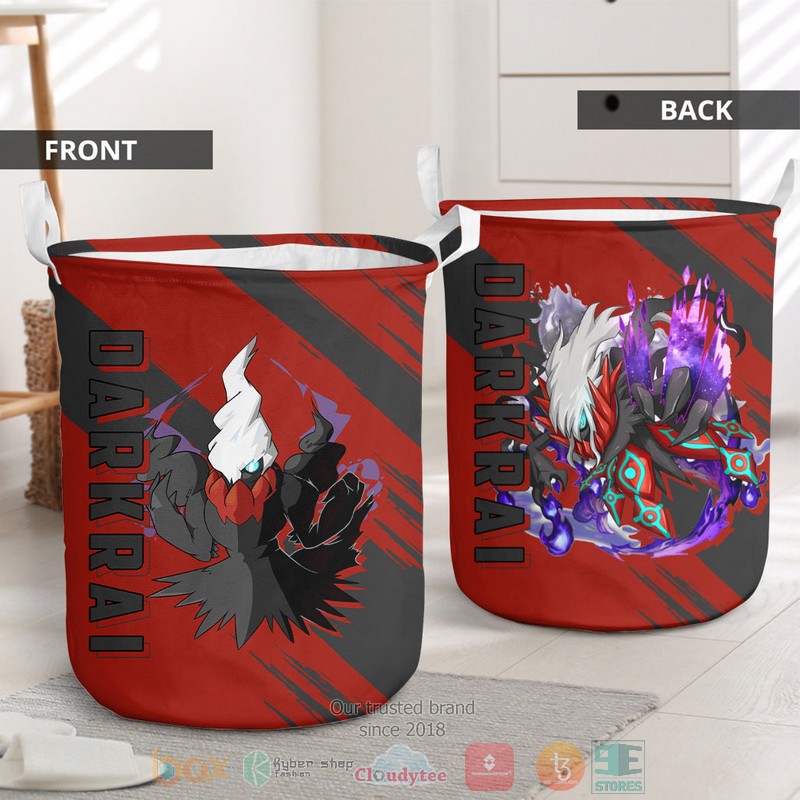 NEW Anime Pokemon Darkrai Laundry Basket 3 Anime Pokemon Darkrai Laundry Basket 1 2
