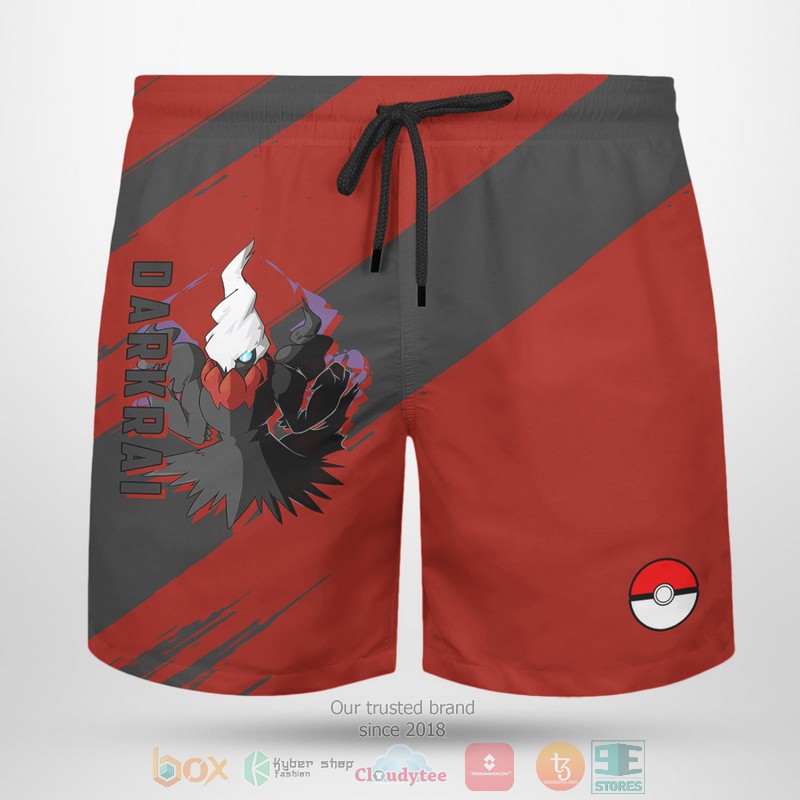 Anime Pokemon Darkrai Men Shorts 1