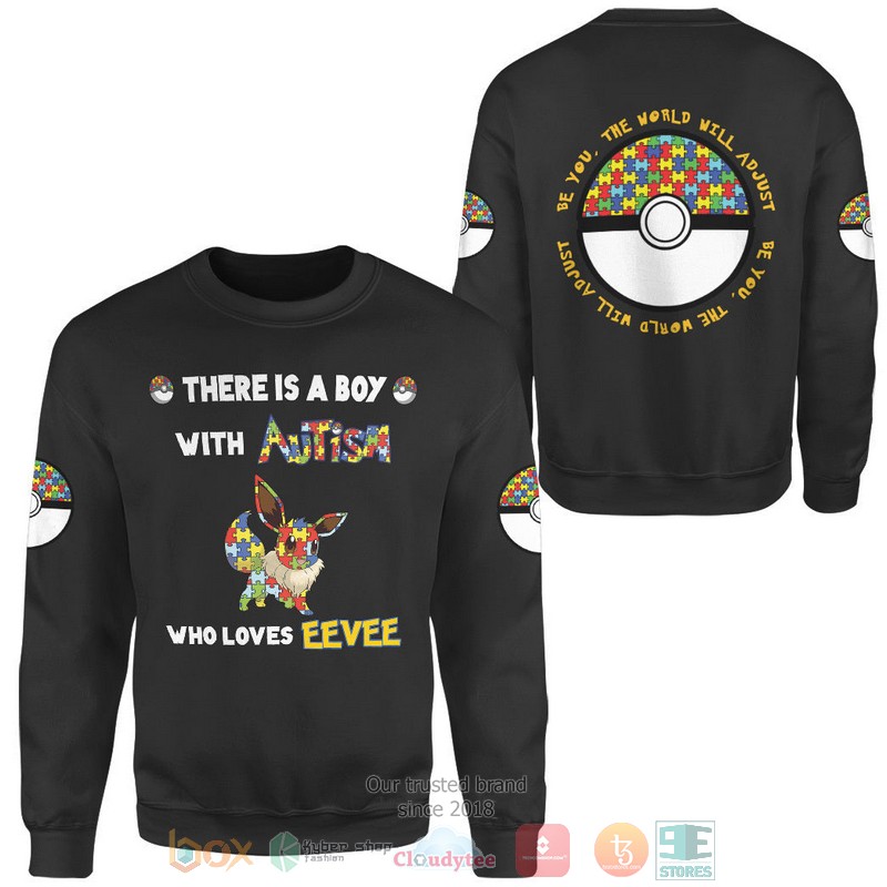 Anime Pokemon Eevee Autism Sweater