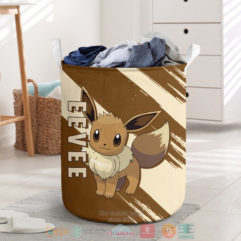 Anime Pokemon Eevee Laundry Basket 1