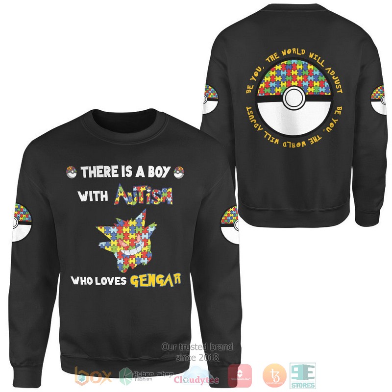 Anime Pokemon Gengar Autism Sweater