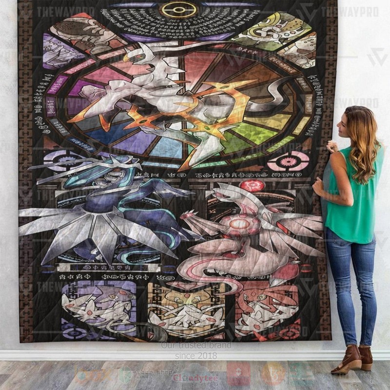 Anime Pokemon Legendary Custom Quilt