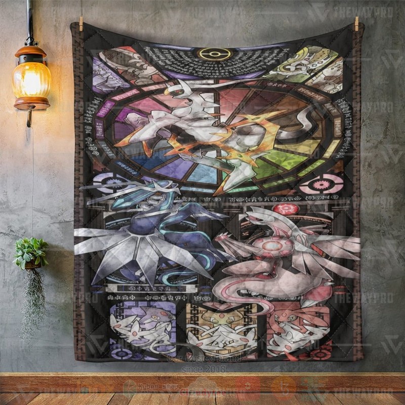 Anime Pokemon Legendary Custom Quilt 1