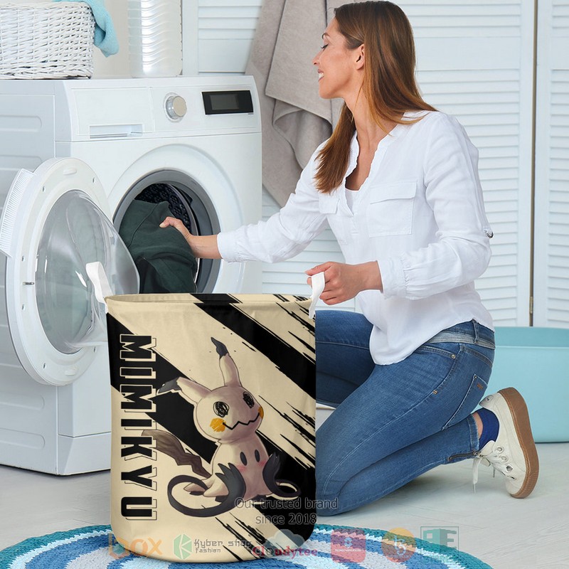 Anime Pokemon Mimikyu Laundry Basket