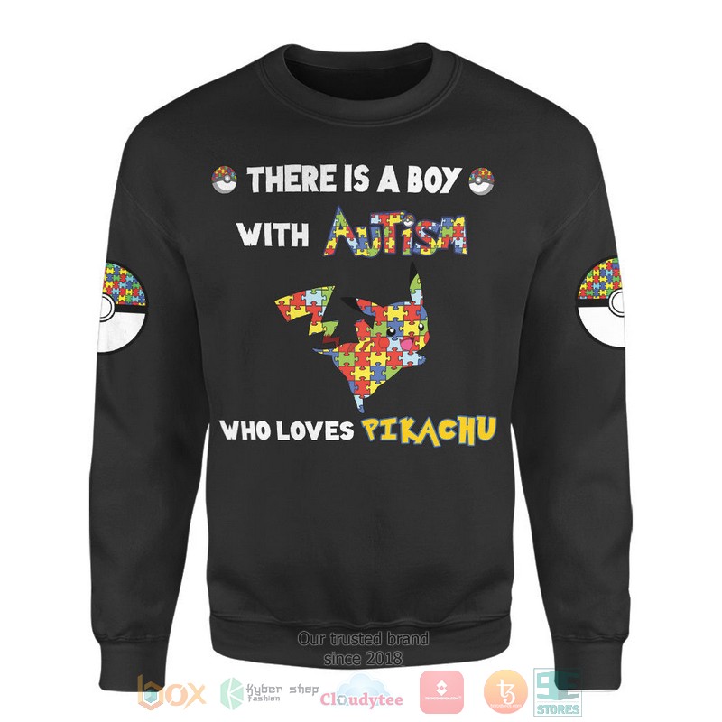 NEW Anime Pokemon Pikachu Autism Sweater 4 Anime Pokemon Pikachu Autism Sweater