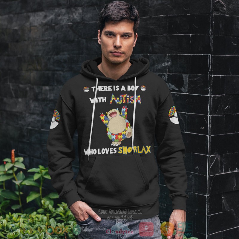 NEW Anime Pokemon Snorlax Autism 3D Hoodie 4 Anime Pokemon Snorlax Autism 3D Hoodie 1 2 3