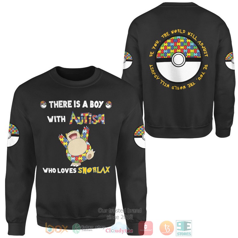 Anime Pokemon Snorlax Autism Sweater