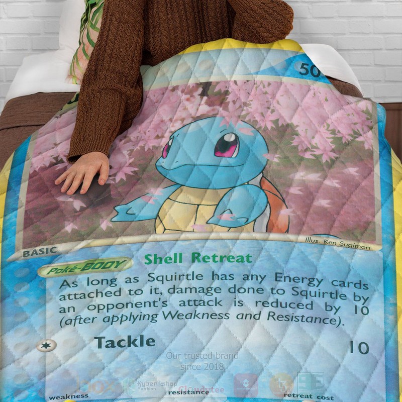 BEST Anime Pokemon Squirtle Team Magma vs Team Aqua Quilted Fabric 4 Anime Pokemon Squirtle Team Magma vs Team Aqua Custom Quilt 1 2 3