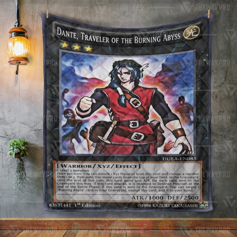 Anime YGO Dante Traveler Of The Burning Abyss Custom Quilt 1