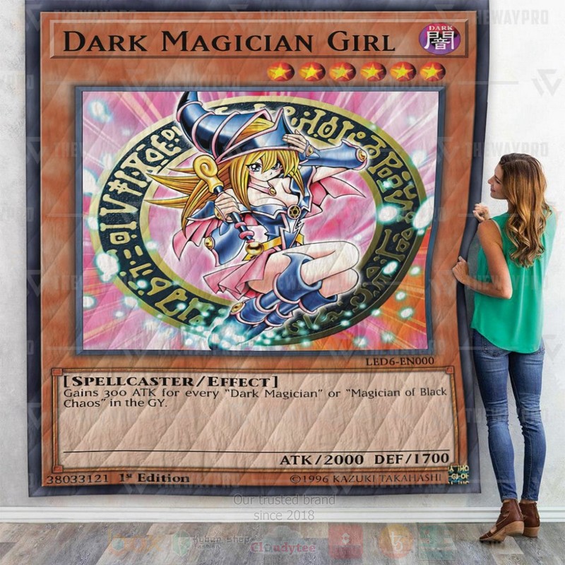 Anime YGO Dark Magician Girl Custom Quilt