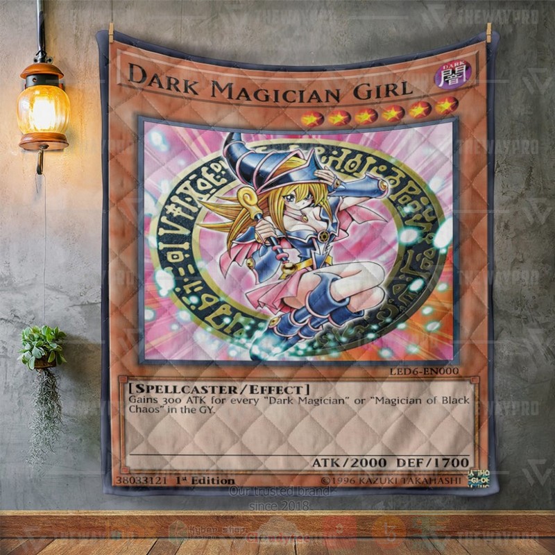 Anime YGO Dark Magician Girl Custom Quilt 1