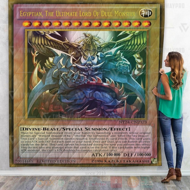 Anime YGO Egyptian The Ultimate Lord Of Duel Monster Custom Quilt