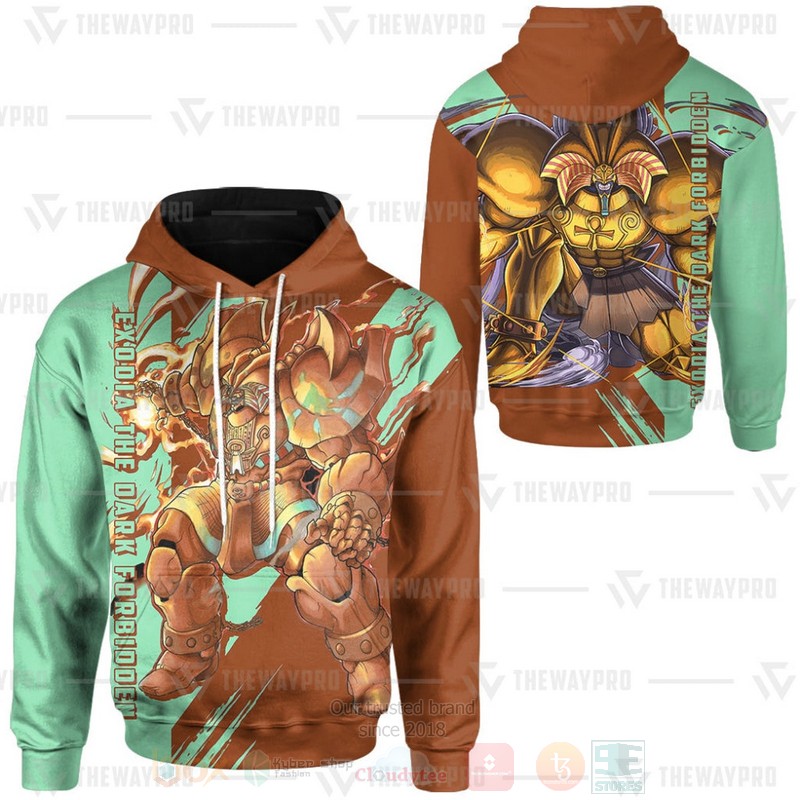 Anime YGO Exodia The Dark Forbidden Custom Hoodie Zip Hoodie