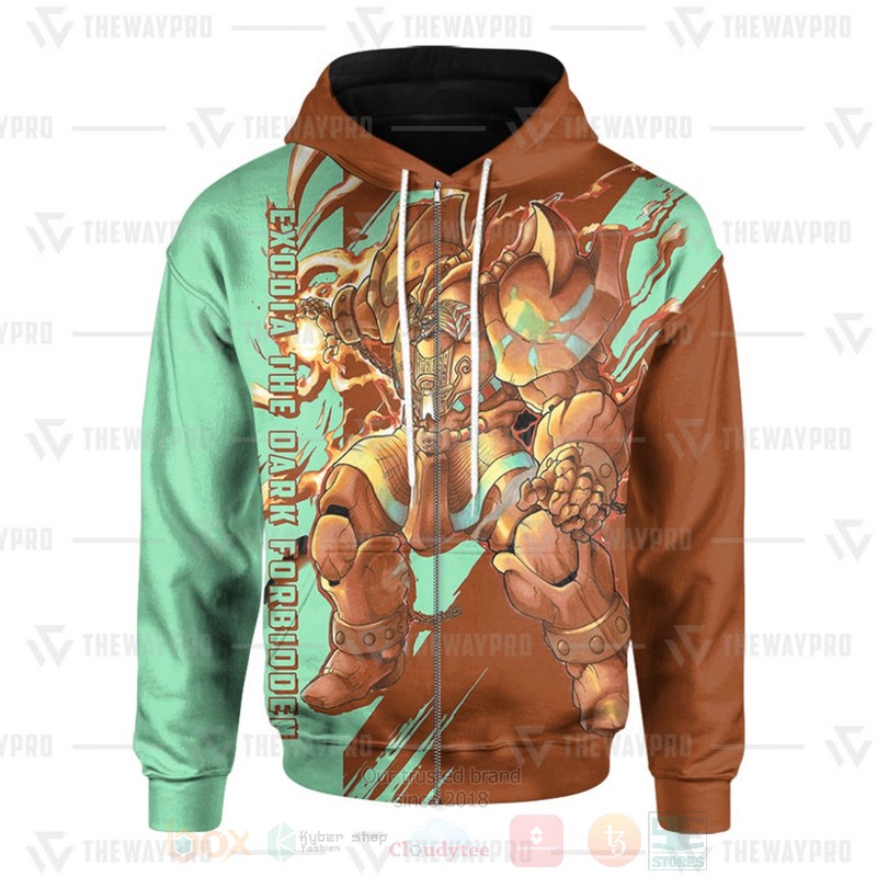 Anime YGO Exodia The Dark Forbidden Custom Hoodie Zip Hoodie 1 2