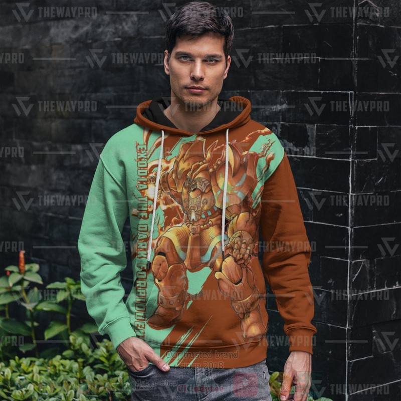 Anime YGO Exodia The Dark Forbidden Custom Hoodie Zip Hoodie 1 2 3
