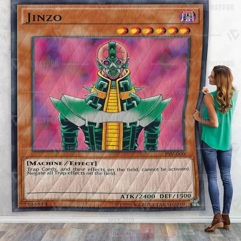 Anime YGO Jinzo Custom Quilt