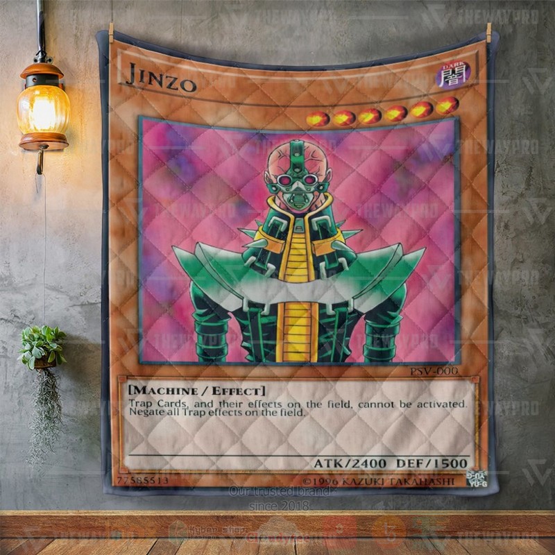 Anime YGO Jinzo Custom Quilt 1