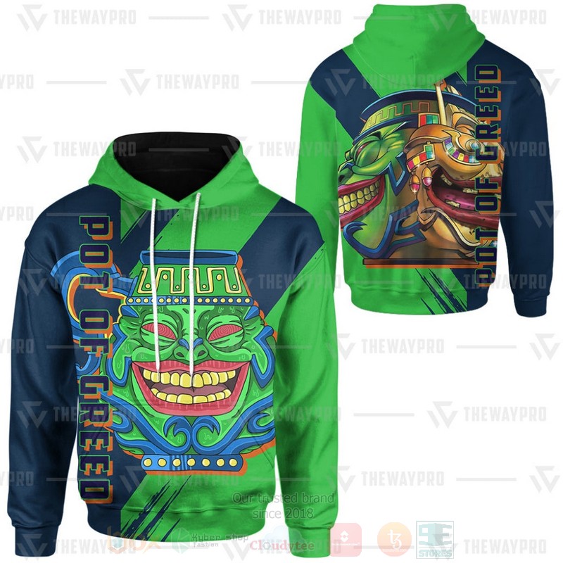Anime YGO Pot Of Greed Custom Hoodie Shirt