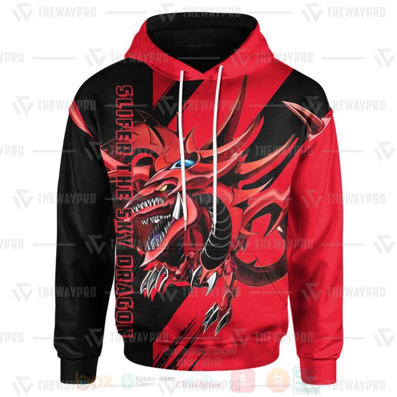 BEST Anime YGO Slifer The Sky Dragon Custom Hoodie, Shirt 2 Anime YGO Slifer The Sky Dragon Custom Hoodie Shirt 1