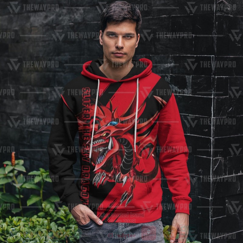 BEST Anime YGO Slifer The Sky Dragon Custom Hoodie, Shirt 4 Anime YGO Slifer The Sky Dragon Custom Hoodie Shirt 1 2 3
