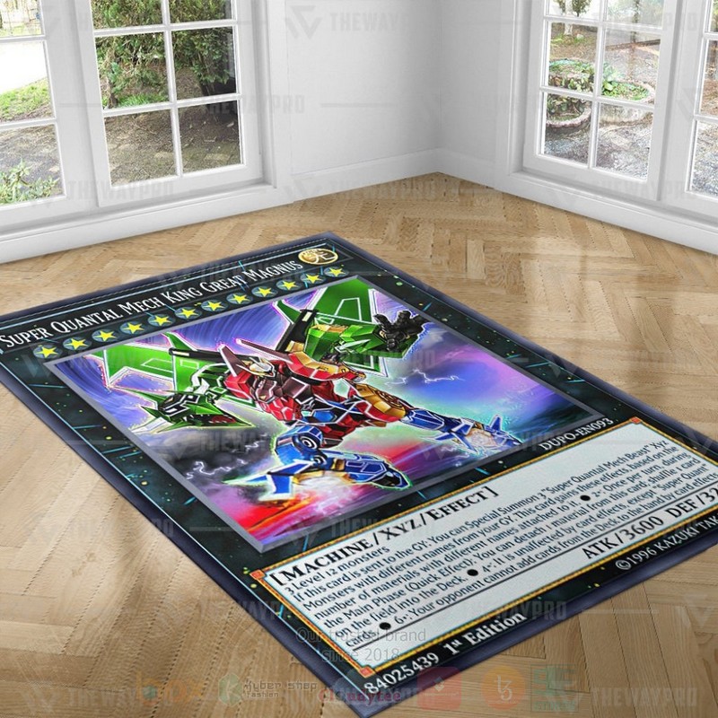 BEST Anime YGO Super Quantal Mech King Great Magnus Luxury Rugs 3 Anime YGO Super Quantal Mech King Great Magnus Custom Rug 1 2