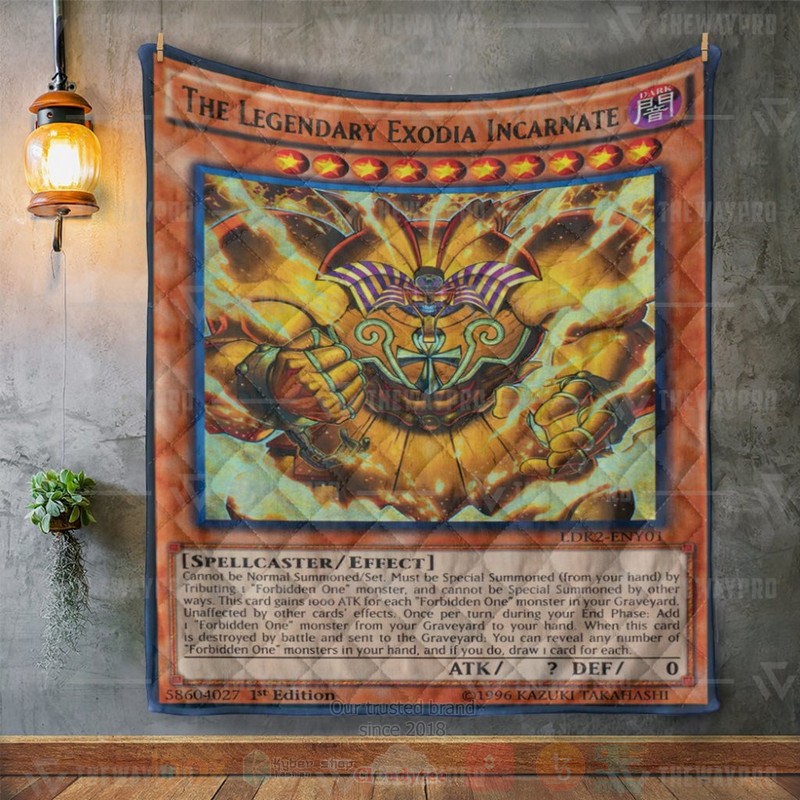 Anime YGO The Legendary Exodia Incarnate Custom Quilt 1